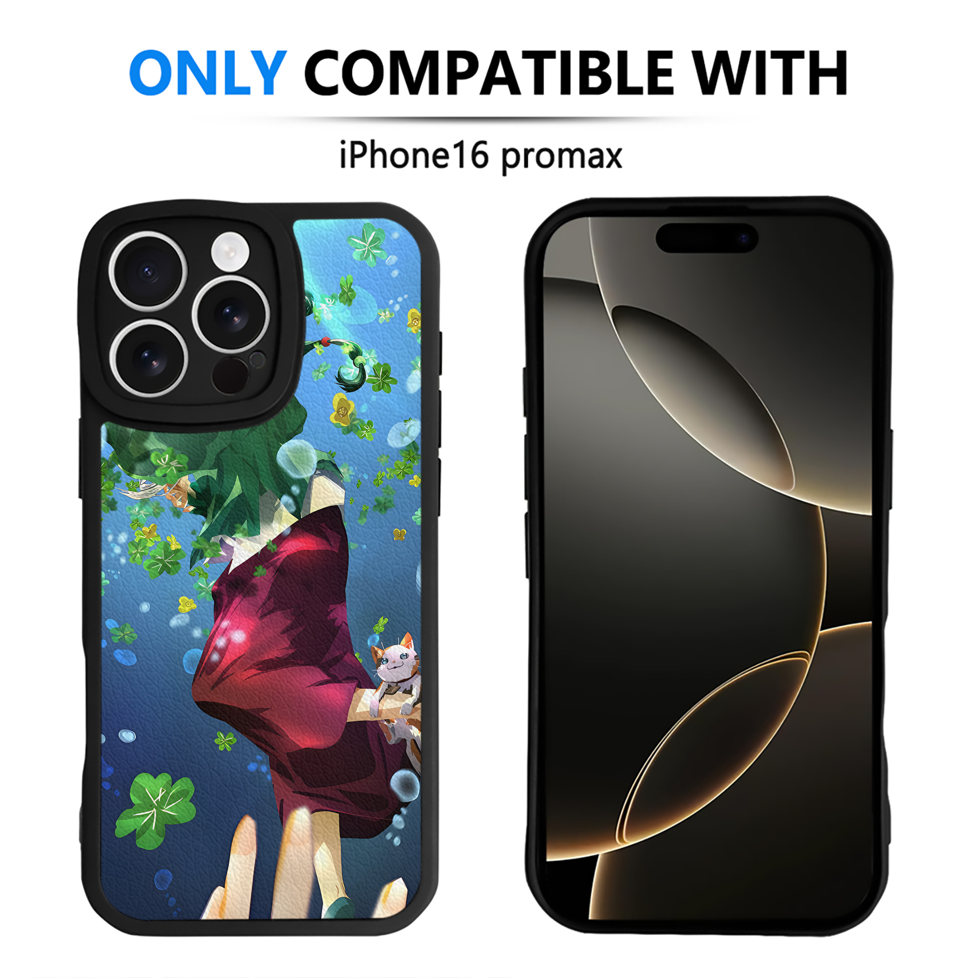 （画像用） 薬屋のひとりごと The Apothecary Diaries 【iPhone 16シリーズ対応】シリコンスマホケース（レザー調） 材質：シリコン